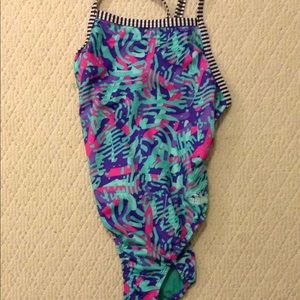 Tie dye one piece. Dolfin uglies